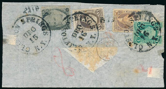 Prices of US Stamps Scott Catalogue #73 - 2c 1861 Jackson. Schuyler J. Rumsey Philatelic Auctions, Apr 2015, Sale 60, Lot 1872