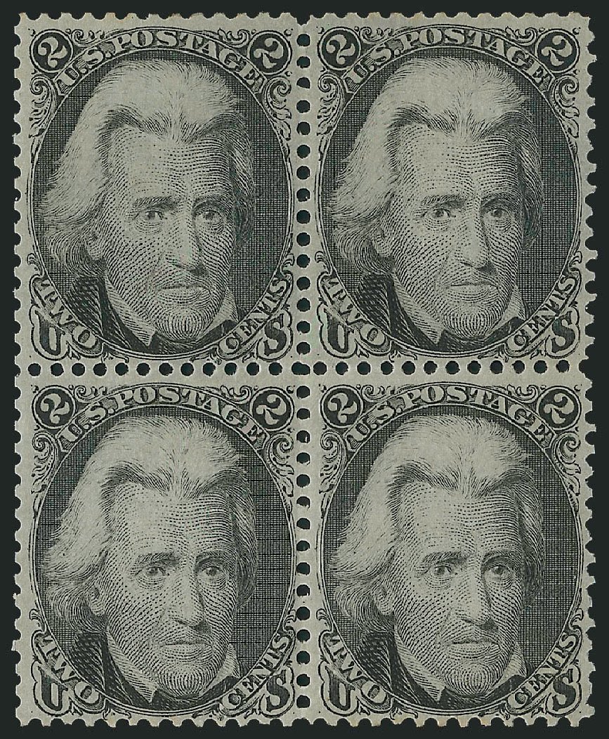 Price of US Stamps Scott Catalog 73: 2c 1861 Jackson. Robert Siegel Auction Galleries, Mar 2011, Sale 1007, Lot 2222