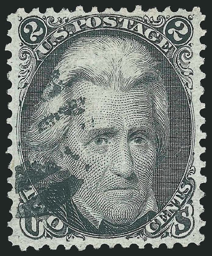 US Stamps Values Scott Catalogue # 73: 1861 2c Jackson. Robert Siegel Auction Galleries, Mar 2012, Sale 1019, Lot 402