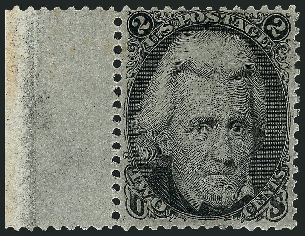 US Stamp Values Scott Cat. 73 - 1861 2c Jackson. Robert Siegel Auction Galleries, Oct 2008, Sale 963, Lot 522