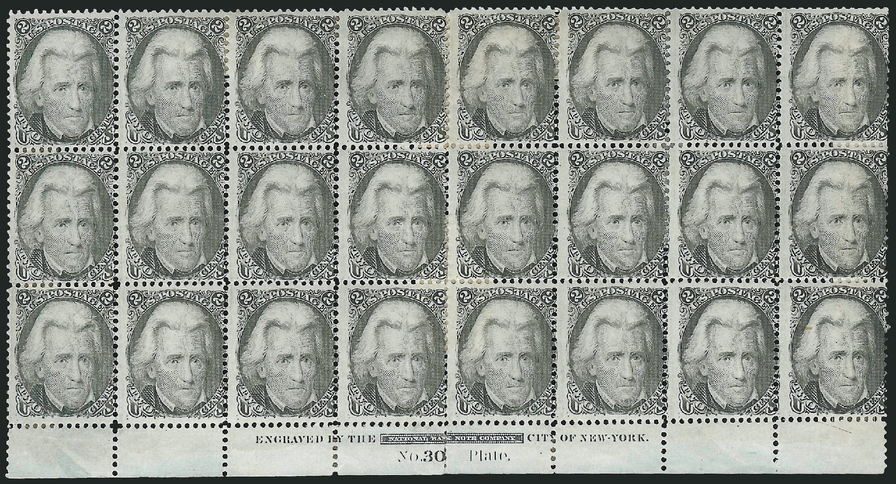 Value of US Stamp Scott Cat. #73: 2c 1861 Jackson. Robert Siegel Auction Galleries, Oct 2008, Sale 963, Lot 532
