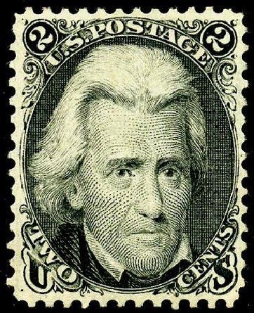 US Stamp Values Scott 73 - 1861 2c Jackson. Matthew Bennett International, May 2008, Sale 327, Lot 73
