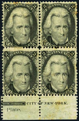 Cost of US Stamp Scott Cat. #73: 2c 1861 Jackson. Harmer-Schau Auction Galleries, Aug 2012, Sale 94, Lot 1103