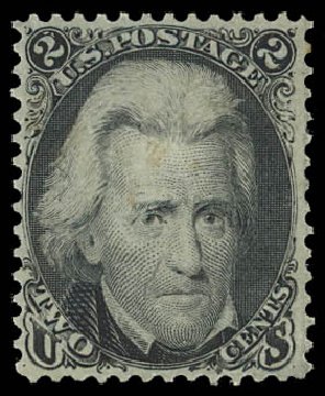 Value of US Stamp Scott 73: 2c 1861 Jackson. Daniel Kelleher Auctions, Jul 2011, Sale 625, Lot 713