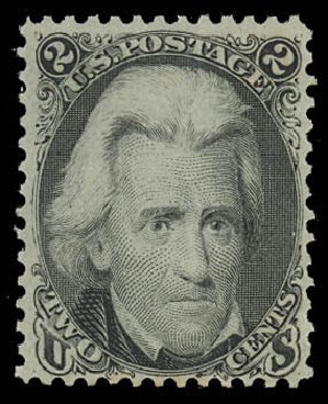 Cost of US Stamps Scott Cat. 73 - 1861 2c Jackson. Daniel Kelleher Auctions, Oct 2012, Sale 632, Lot 993