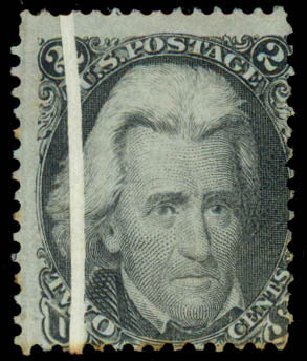 Price of US Stamp Scott Catalog 73: 1861 2c Jackson. Daniel Kelleher Auctions, Mar 2013, Sale 635, Lot 283