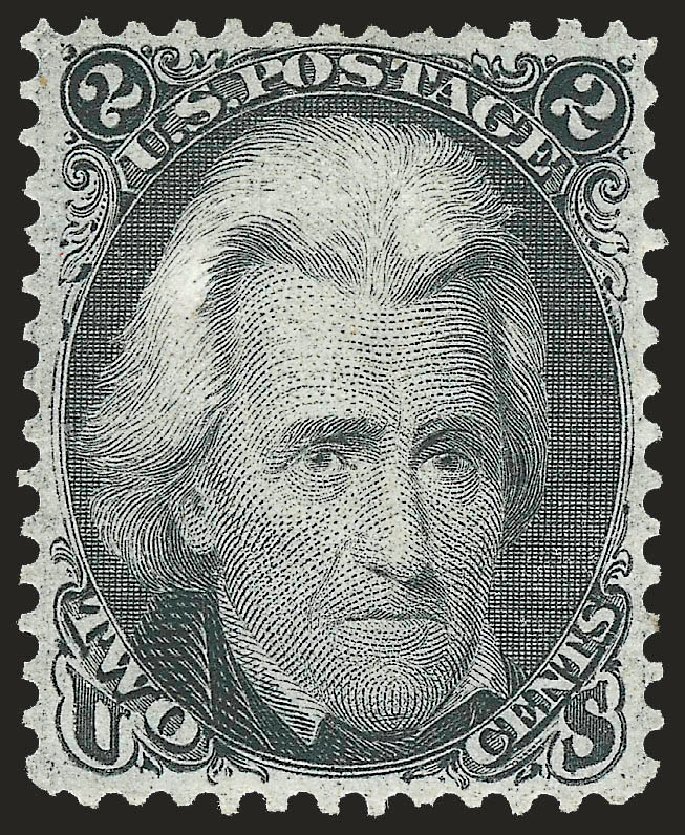 Values of US Stamps Scott Catalog 73 - 2c 1861 Jackson. Robert Siegel Auction Galleries, Dec 2009, Sale 982, Lot 5213