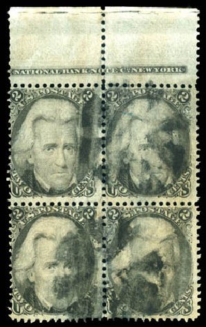 US Stamp Value Scott #73: 2c 1861 Jackson. Matthew Bennett International, Dec 2008, Sale 330, Lot 1516