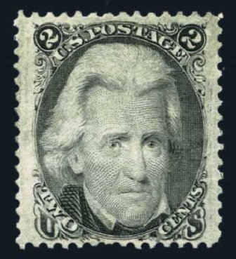 Value of US Stamps Scott Catalog #73 - 2c 1861 Jackson. Harmer-Schau Auction Galleries, Aug 2014, Sale 102, Lot 1716