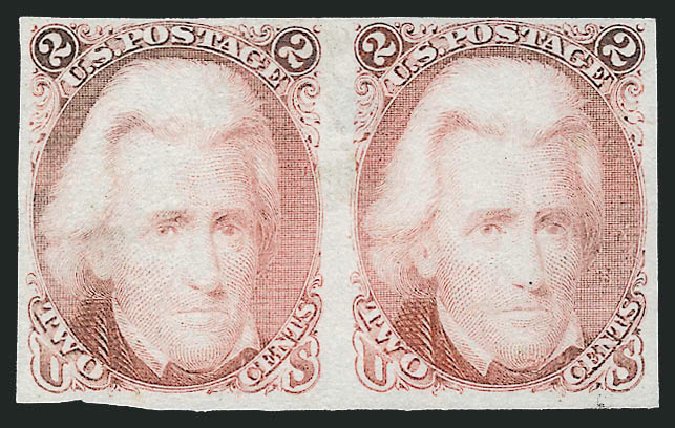 US Stamps Values Scott #73 - 2c 1861 Jackson. Robert Siegel Auction Galleries, Dec 2012, Sale 1037, Lot 1076