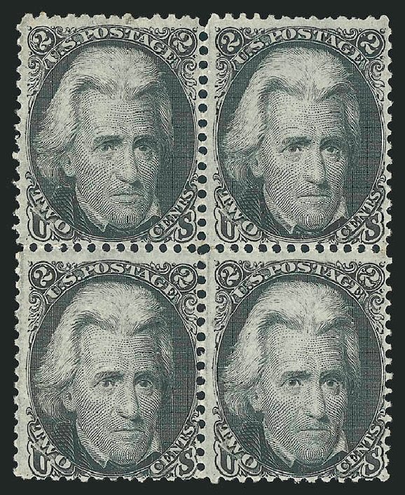 US Stamp Values Scott #73: 1861 2c Jackson. Robert Siegel Auction Galleries, Dec 2009, Sale 982, Lot 5216