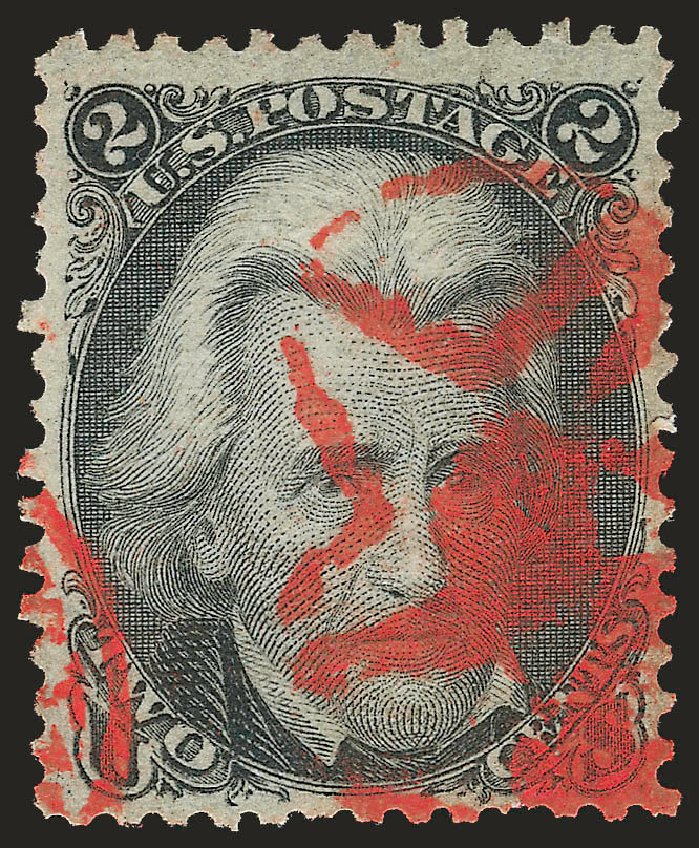 US Stamp Prices Scott # 73: 1861 2c Jackson. Robert Siegel Auction Galleries, Apr 2010, Sale 984, Lot 306