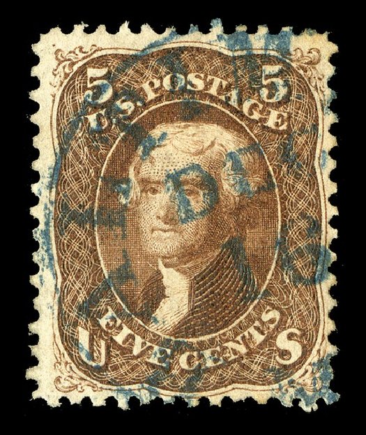 Price of US Stamp Scott 75: 1862 5c Jefferson. Spink Shreves Galleries, May 2014, Sale 148, Lot 97
