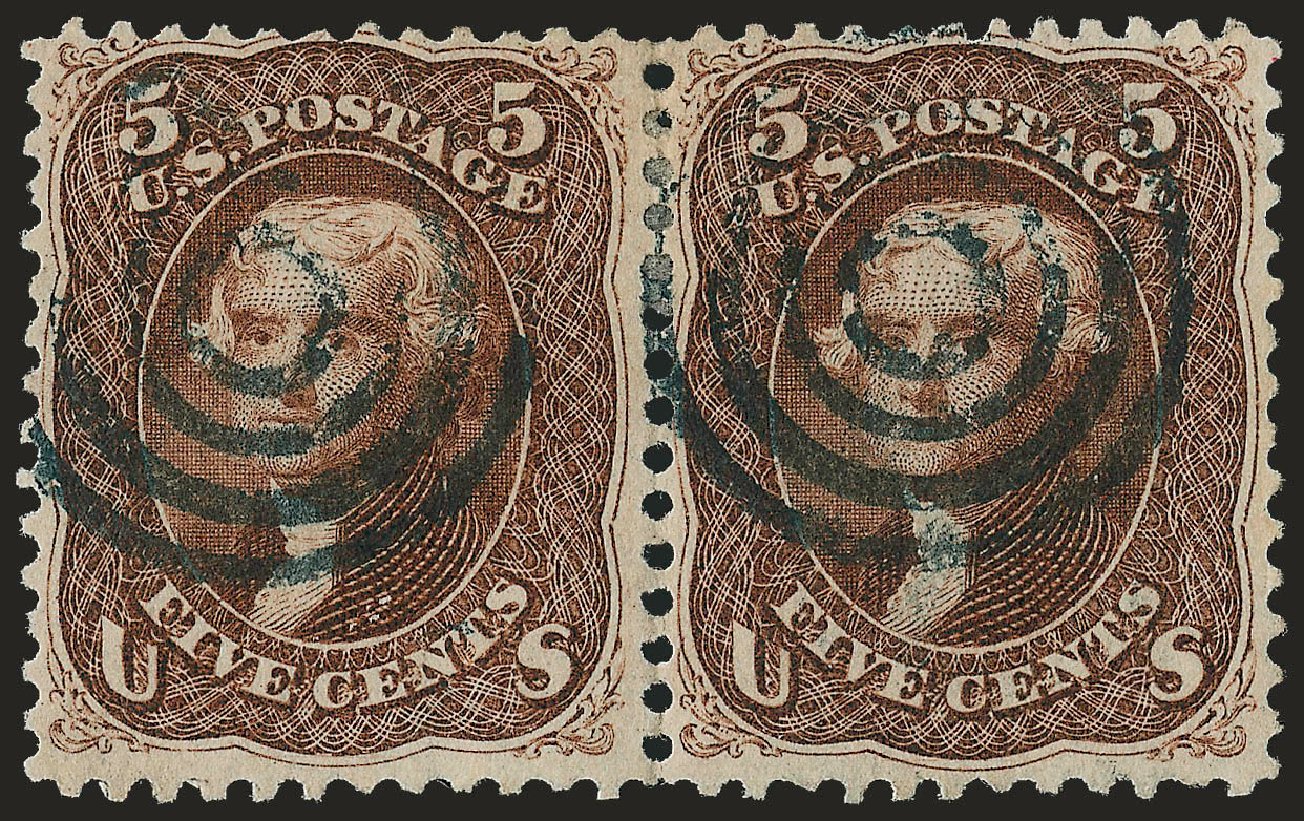 Price of US Stamps Scott Catalogue #75 - 5c 1862 Jefferson. Robert Siegel Auction Galleries, Dec 2009, Sale 982, Lot 5220