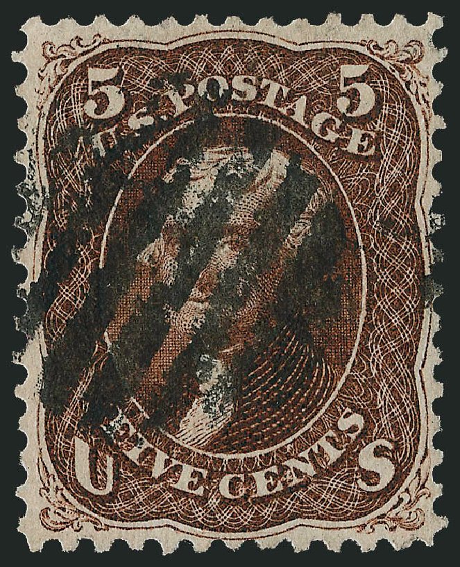 Price of US Stamps Scott # 75: 1862 5c Jefferson. Robert Siegel Auction Galleries, Dec 2008, Sale 967, Lot 4181