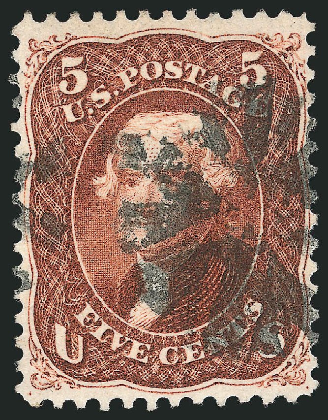 Values of US Stamps Scott Catalog # 75 - 5c 1862 Jefferson. Robert Siegel Auction Galleries, Mar 2011, Sale 1007, Lot 2224