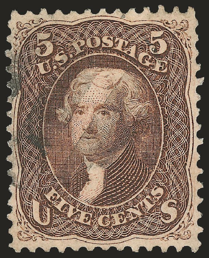 Price of US Stamps Scott Catalog # 76: 1863 5c Jefferson. Robert Siegel Auction Galleries, Jun 2009, Sale 975, Lot 1277