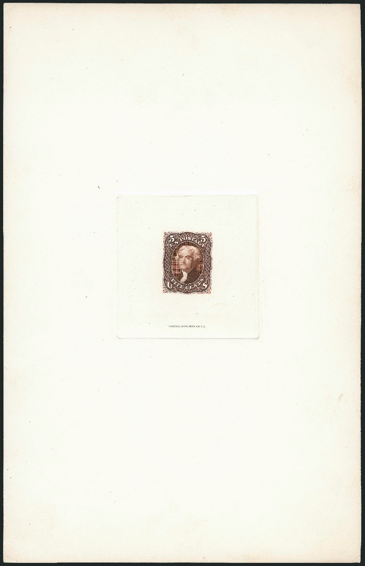 US Stamp Prices Scott Catalog # 76: 1863 5c Jefferson. Robert Siegel Auction Galleries, Dec 2012, Sale 1037, Lot 1080