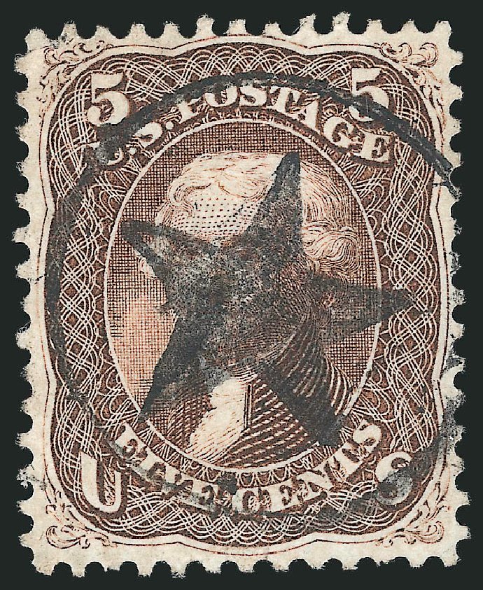 US Stamp Prices Scott 76 - 5c 1863 Jefferson. Robert Siegel Auction Galleries, Dec 2013, Sale 1062, Lot 251
