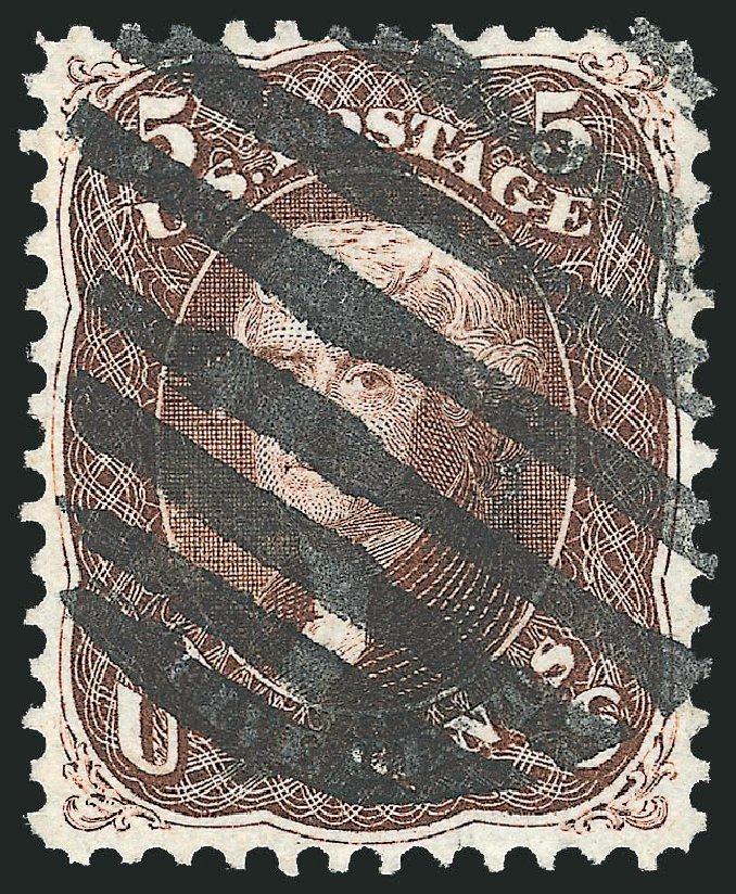 US Stamps Price Scott Catalog 76: 5c 1863 Jefferson. Robert Siegel Auction Galleries, Apr 2014, Sale 1068, Lot 106