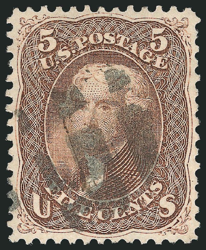 Costs of US Stamps Scott Cat. # 76: 1863 5c Jefferson. Robert Siegel Auction Galleries, Sep 2009, Sale 976, Lot 1366