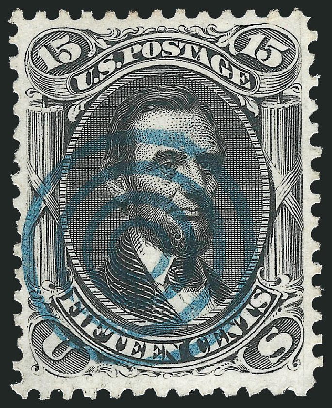 Price of US Stamp Scott Catalogue #77 - 15c 1866 Lincoln. Robert Siegel Auction Galleries, Oct 2011, Sale 1014, Lot 1217
