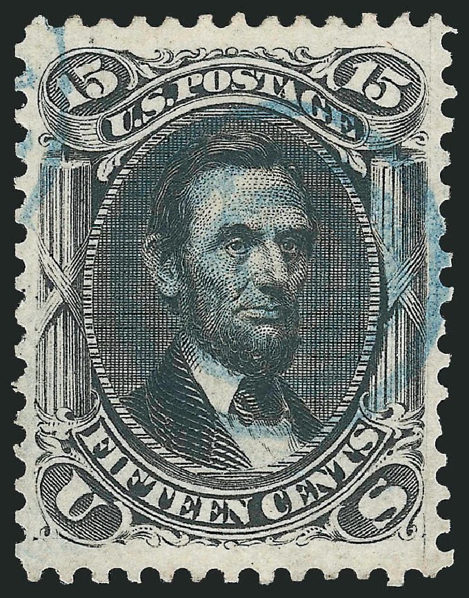 Prices of US Stamps Scott Cat. # 77 - 15c 1866 Lincoln. Robert Siegel Auction Galleries, Mar 2012, Sale 1019, Lot 407