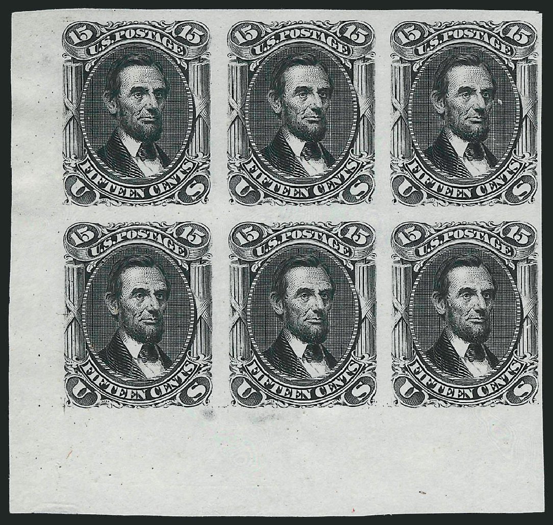 US Stamp Price Scott 77 - 1866 15c Lincoln. Robert Siegel Auction Galleries, Oct 2010, Sale 995, Lot 2027