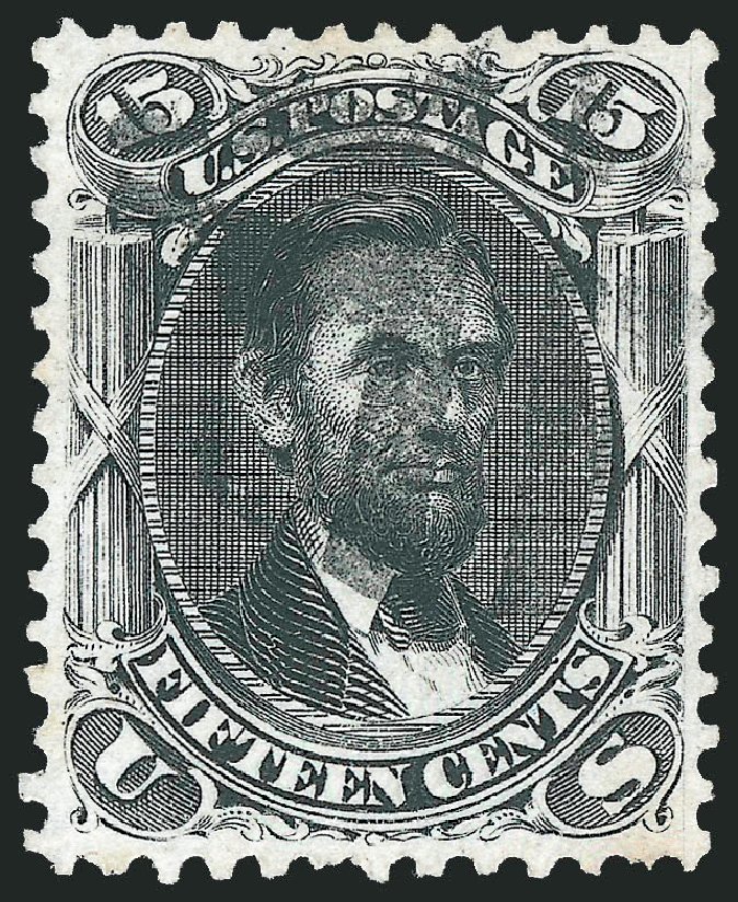 Costs of US Stamps Scott #77: 1866 15c Lincoln. Robert Siegel Auction Galleries, Jun 2011, Sale 1011, Lot 458