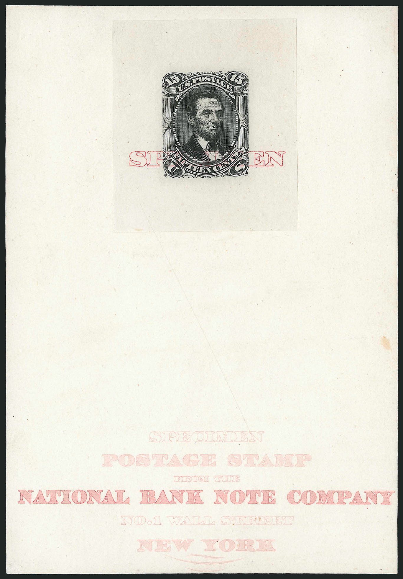 US Stamps Price Scott # 77: 15c 1866 Lincoln. Robert Siegel Auction Galleries, Oct 2014, Sale 1082, Lot 68