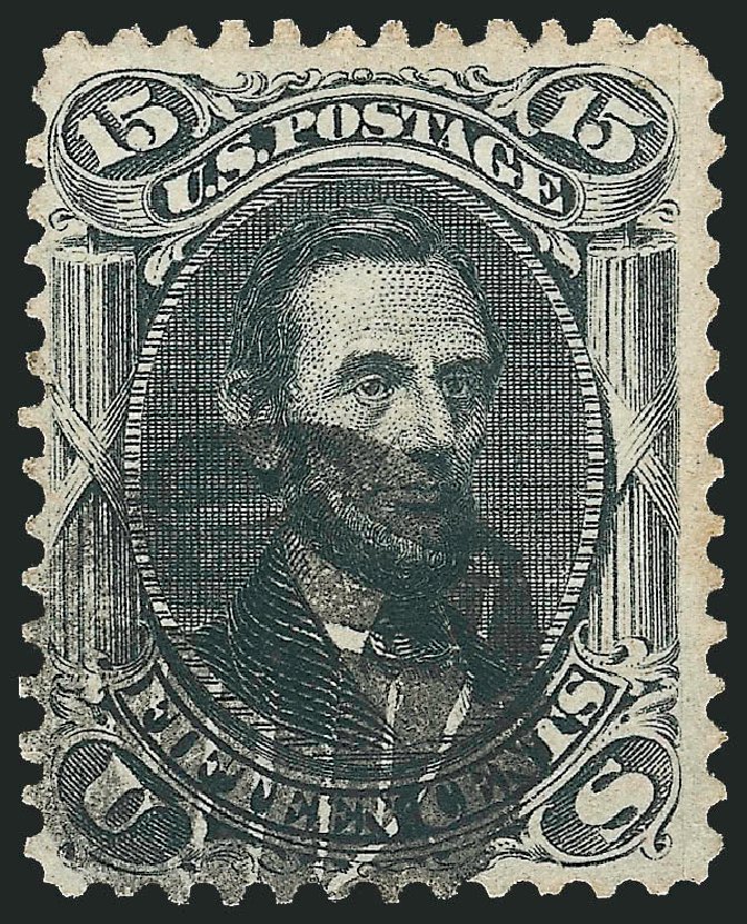 Price of US Stamps Scott Catalog # 77: 1866 15c Lincoln. Robert Siegel Auction Galleries, Mar 2012, Sale 1019, Lot 409