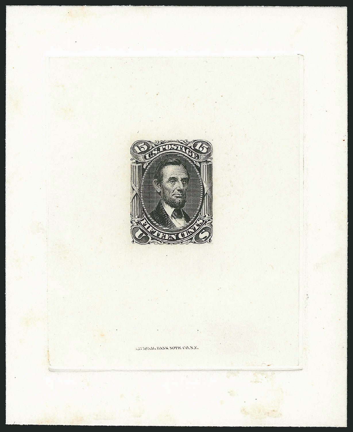 Costs of US Stamps Scott Catalog 77: 1866 15c Lincoln. Robert Siegel Auction Galleries, Oct 2014, Sale 1082, Lot 69
