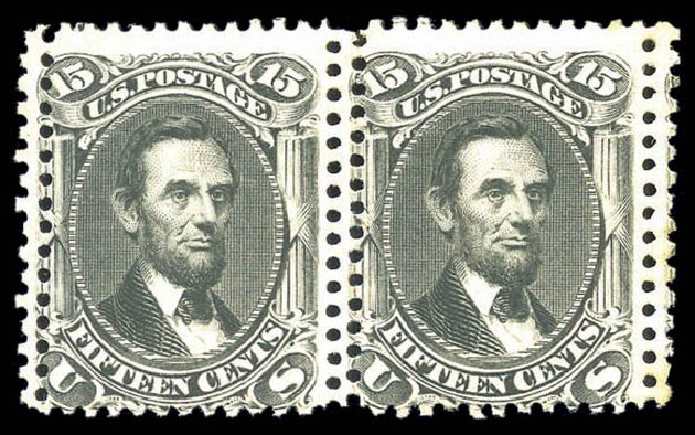 Price of US Stamps Scott # 77 - 1866 15c Lincoln. Matthew Bennett International, Sep 2010, Sale 331, Lot 420
