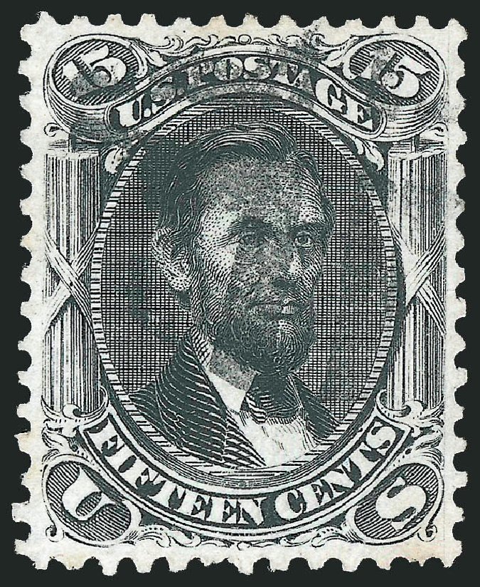 US Stamp Value Scott Cat. #77: 15c 1866 Lincoln. Robert Siegel Auction Galleries, Jun 2009, Sale 975, Lot 1280