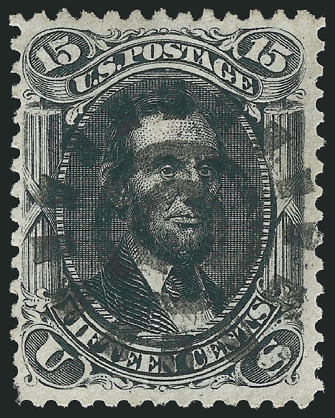 US Stamp Value Scott 77 - 15c 1866 Lincoln. Robert Siegel Auction Galleries, Oct 2010, Sale 995, Lot 2040