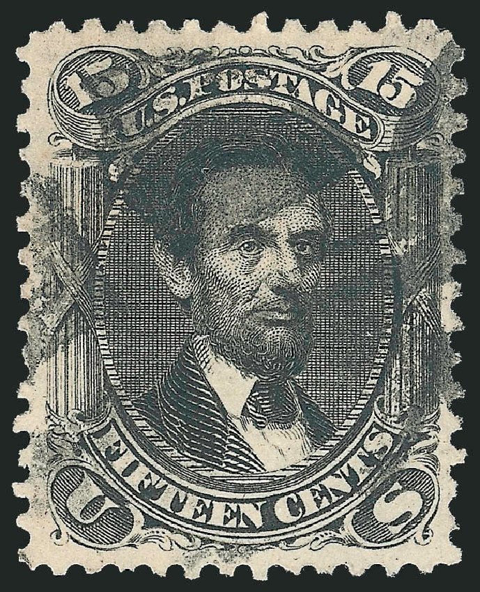 Costs of US Stamps Scott Catalog #77 - 15c 1866 Lincoln. Robert Siegel Auction Galleries, Jun 2012, Sale 1024, Lot 131