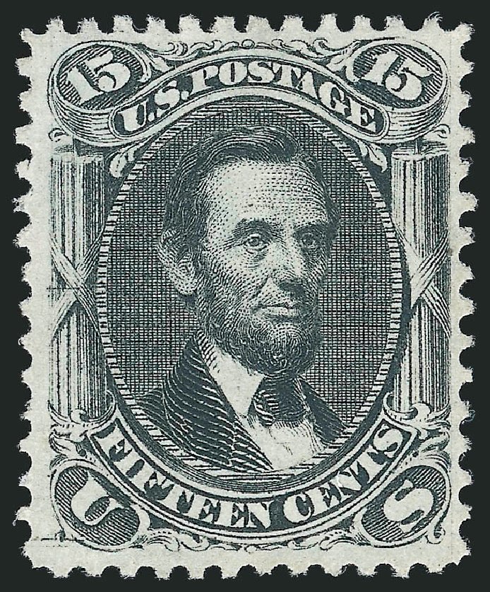 Price of US Stamps Scott Catalogue #77: 15c 1866 Lincoln. Robert Siegel Auction Galleries, Dec 2014, Sale 1090, Lot 1211
