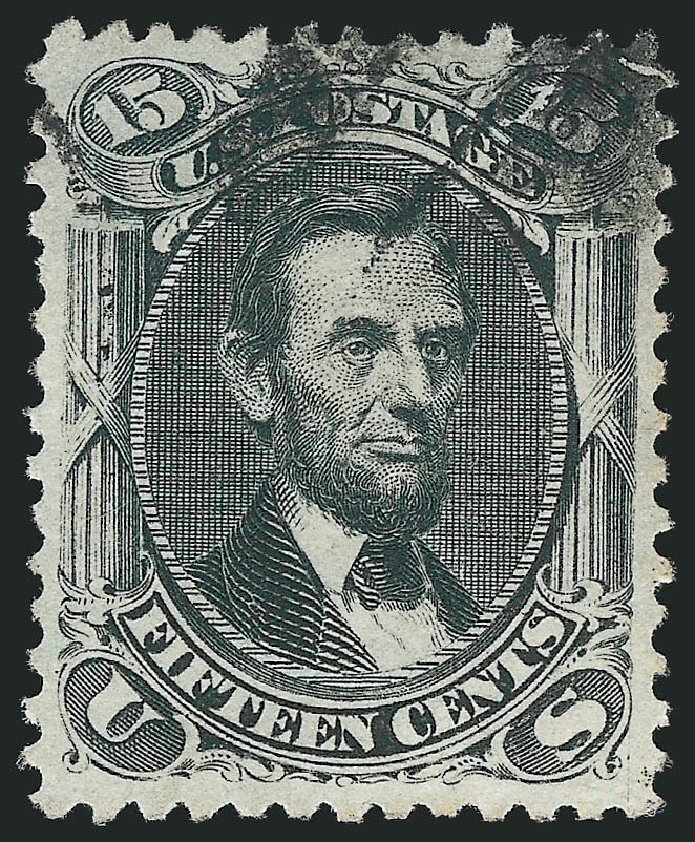 US Stamps Price Scott Catalogue #77 - 15c 1866 Lincoln. Robert Siegel Auction Galleries, Mar 2012, Sale 1019, Lot 404