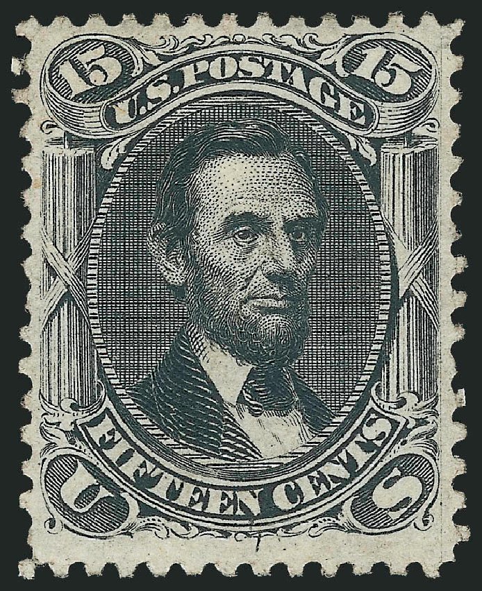 Cost of US Stamps Scott 77 - 15c 1866 Lincoln. Robert Siegel Auction Galleries, Mar 2012, Sale 1021, Lot 234