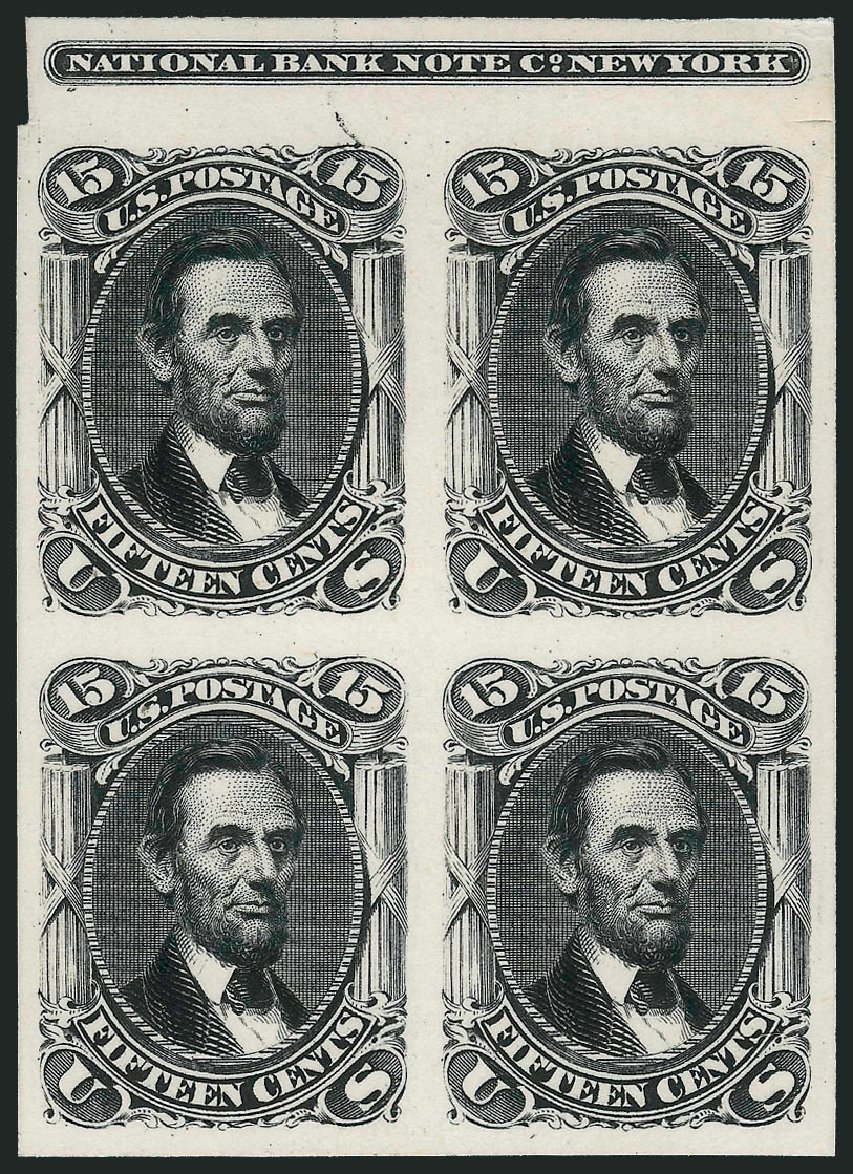 US Stamps Price Scott Catalog #77 - 1866 15c Lincoln. Robert Siegel Auction Galleries, May 2013, Sale 1044, Lot 44