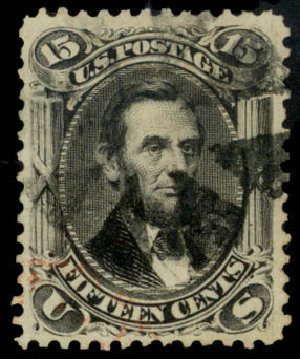 Prices of US Stamps Scott #77 - 15c 1866 Lincoln. Daniel Kelleher Auctions, Mar 2013, Sale 635, Lot 285