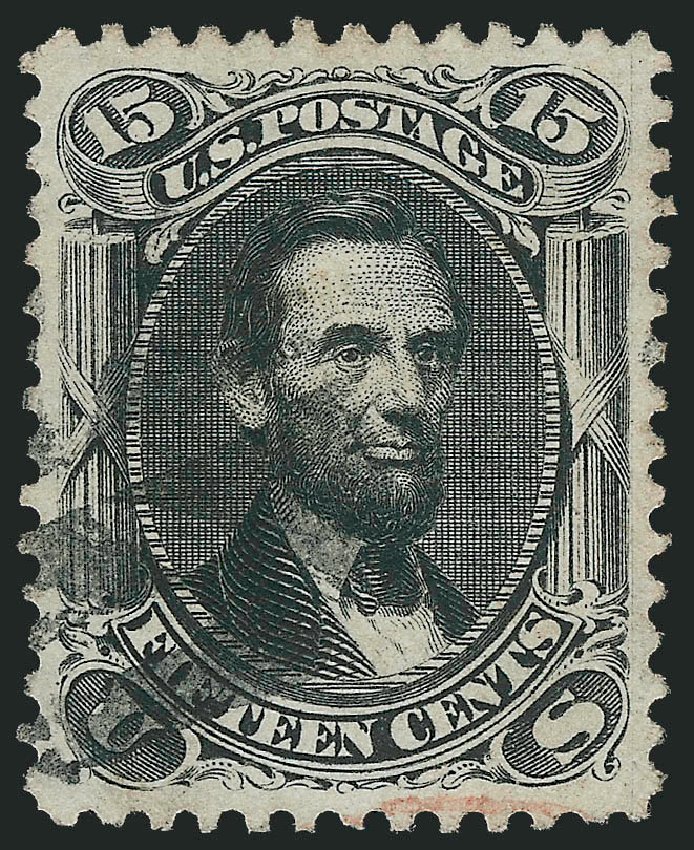 Value of US Stamps Scott 77: 1866 15c Lincoln. Robert Siegel Auction Galleries, Jun 2011, Sale 1010, Lot 45