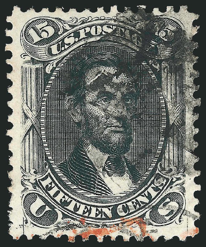 Costs of US Stamps Scott Cat. #77 - 1866 15c Lincoln. Robert Siegel Auction Galleries, Apr 2010, Sale 984, Lot 312