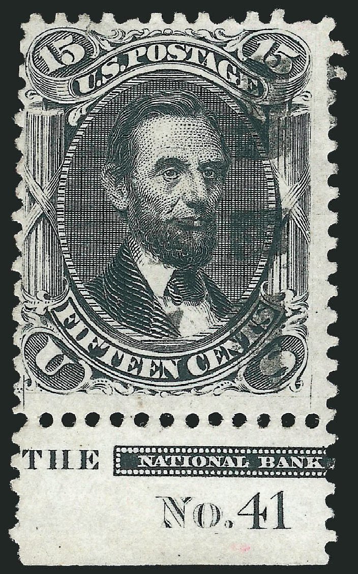 Price of US Stamps Scott 77 - 15c 1866 Lincoln. Robert Siegel Auction Galleries, Oct 2010, Sale 995, Lot 2032