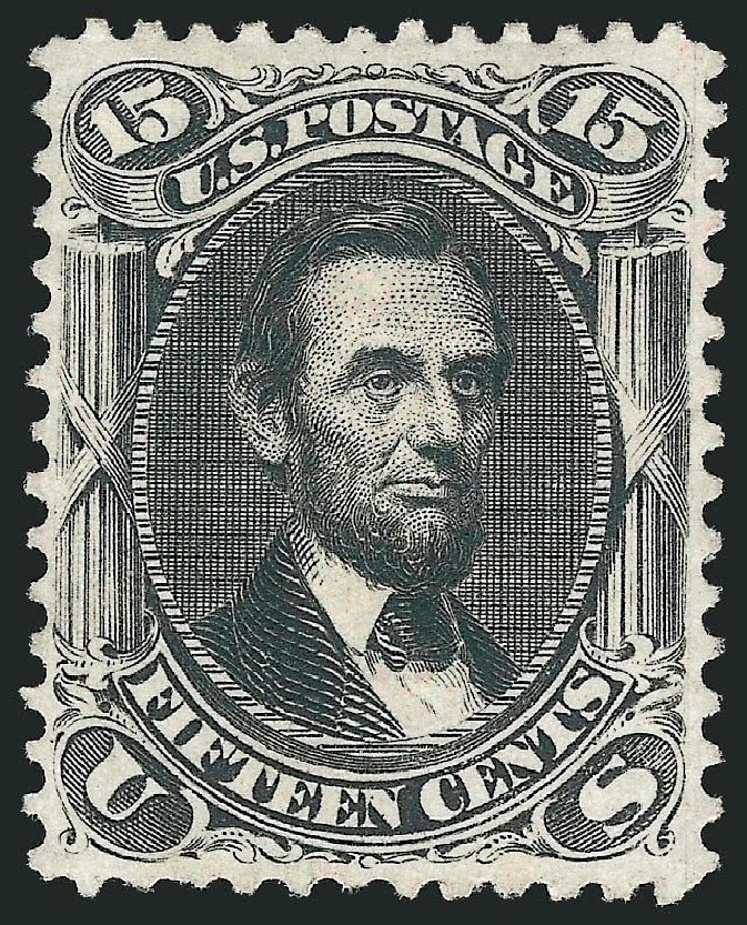 Costs of US Stamp Scott Catalog #77: 1866 15c Lincoln. Robert Siegel Auction Galleries, Mar 2013, Sale 1040, Lot 1303