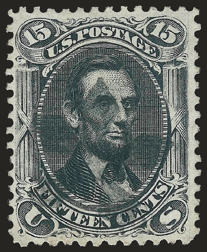 Price of US Stamp Scott Catalogue # 77 - 15c 1866 Lincoln. Robert Siegel Auction Galleries, Apr 2010, Sale 984, Lot 313