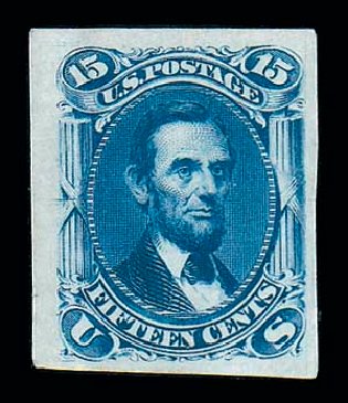 Prices of US Stamps Scott Cat. # 77 - 1866 15c Lincoln. Matthew Bennett International, Dec 2007, Sale 325, Lot 1286
