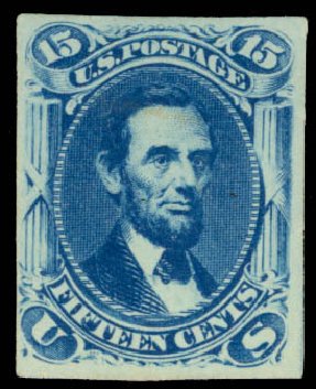 Cost of US Stamps Scott Catalog #77: 15c 1866 Lincoln. Daniel Kelleher Auctions, Oct 2014, Sale 660, Lot 2106