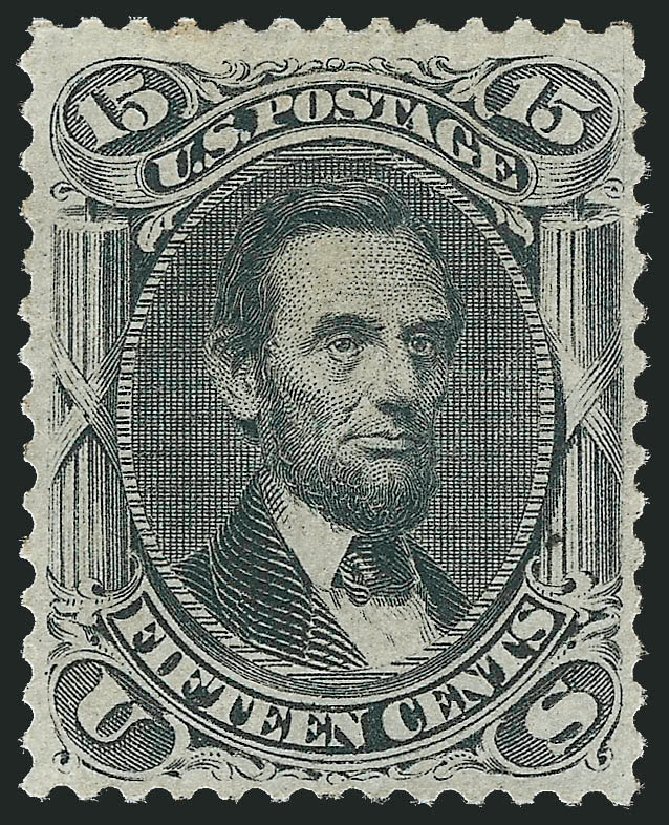 Values of US Stamp Scott #77 - 15c 1866 Lincoln. Robert Siegel Auction Galleries, Nov 2013, Sale 1057, Lot 636