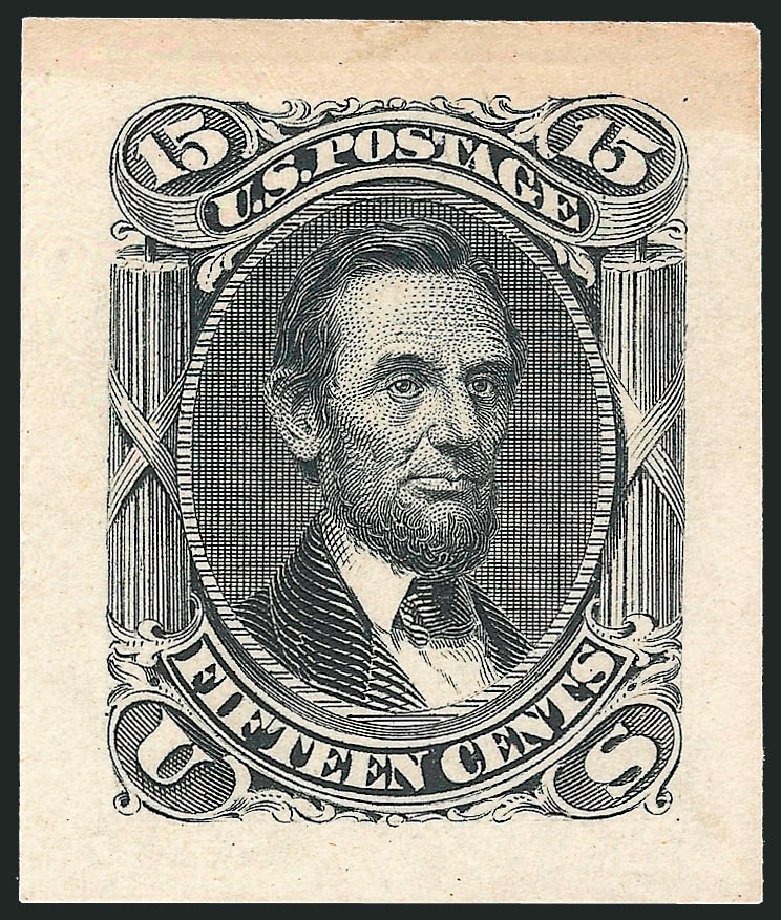 Values of US Stamp Scott 77 - 1866 15c Lincoln. Robert Siegel Auction Galleries, Oct 2010, Sale 995, Lot 2026